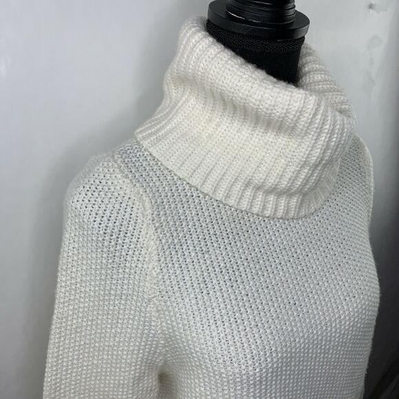 Madewell Mercer Turtleneck Sweater Ivory Knit Wool Blend NWOT Size XS - Picture 6 of 9